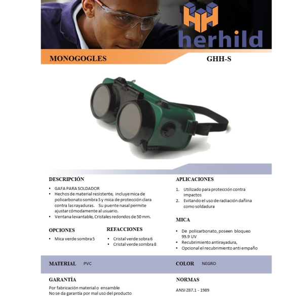 Goggles Soldador GHH-S - Image 2