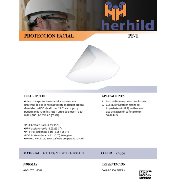 Mica Protectora Facial PF-T - Image 2