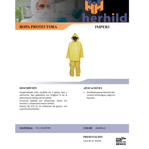 Impermeable Tres Piezas - Image 2