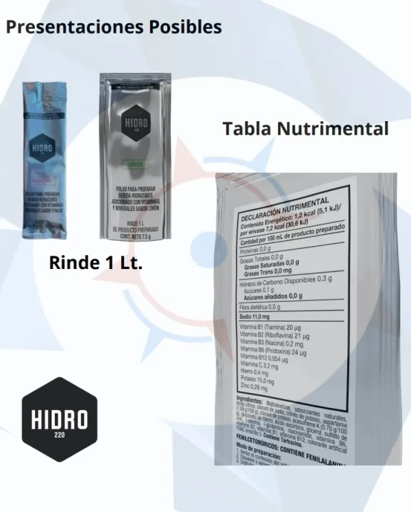 Suero Bebida Hidratante - Hidro220 - Imagen 2